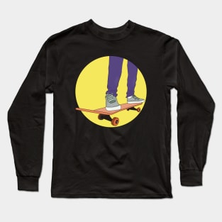 Cool Funny Skate Long Sleeve T-Shirt